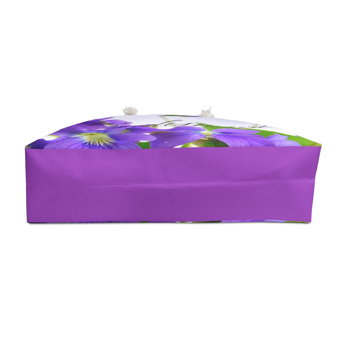 February Violet flower bridesmaid Weekender Bag