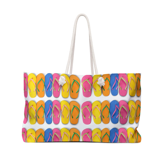 Colorful Sandals Weekender Bag