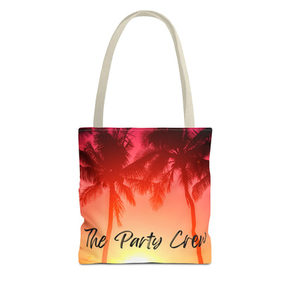 The Party Crew Pam Tree Tote Bag (AOP)