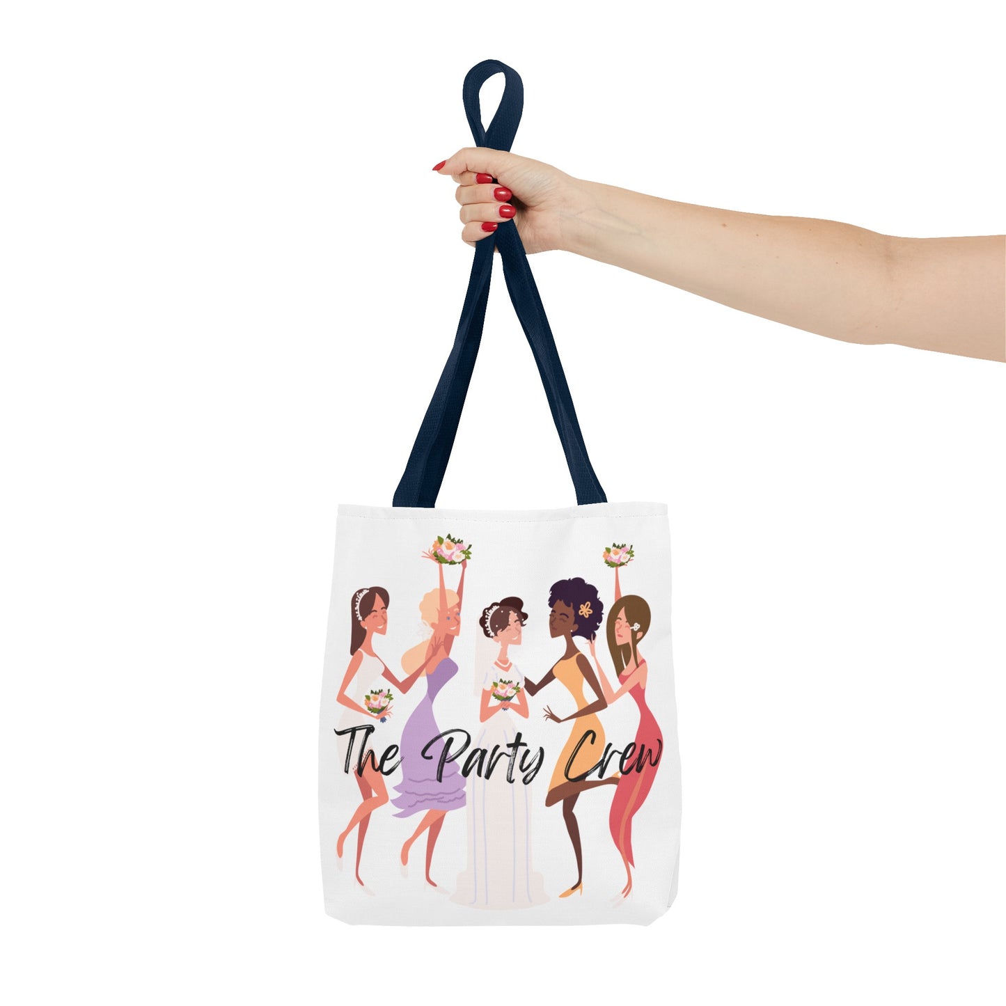 The Party Crew bride and bridesmaid Tote Bag (AOP)