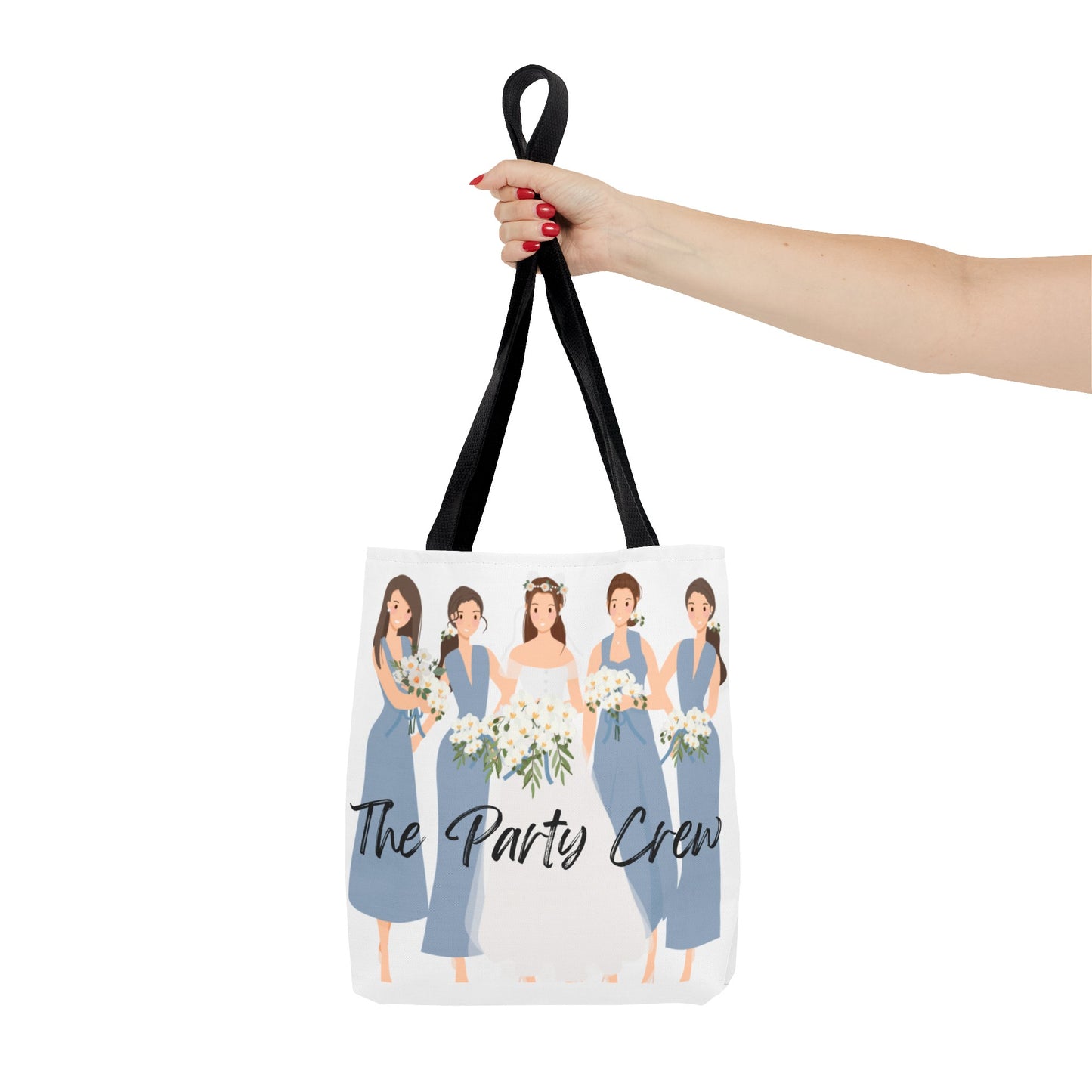 The Party Crew bride and bridesmaid Tote Bag (AOP)