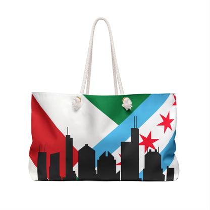 Chicago Italia skyline, Weekender Bag