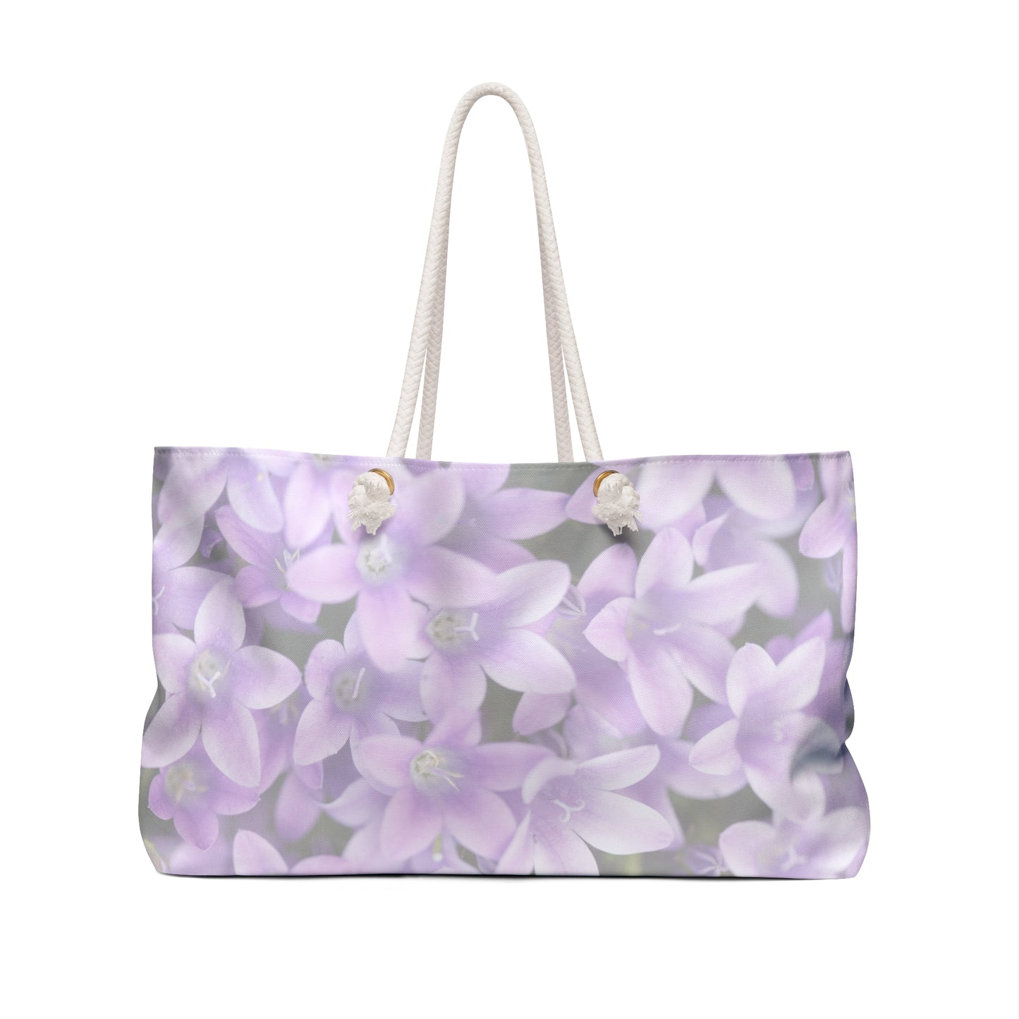 February Violet flowers bridesmaid Weekender Bag