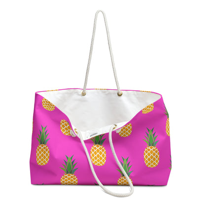 Pink Pineapple Weekender Bag