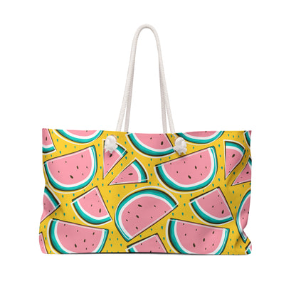 Watermelon yellow Weekender Bag