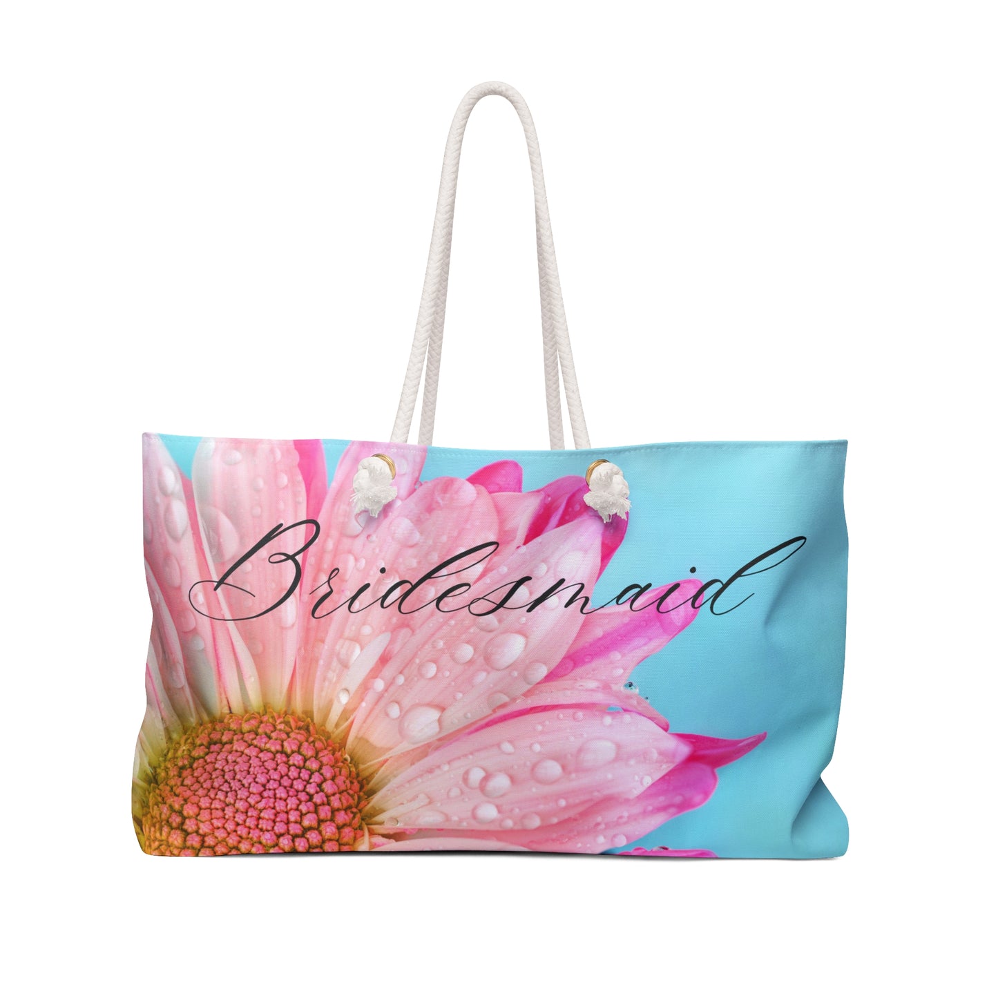 April daisy flower bridesmaid Weekender Bag