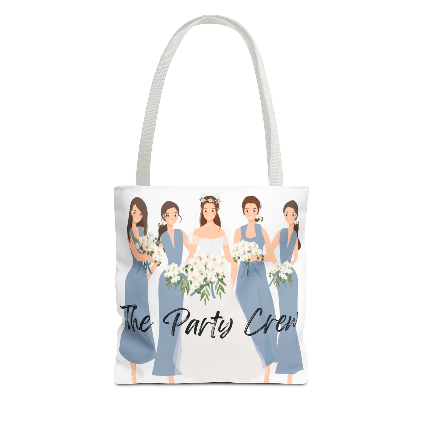 The Party Crew bride and bridesmaid Tote Bag (AOP)