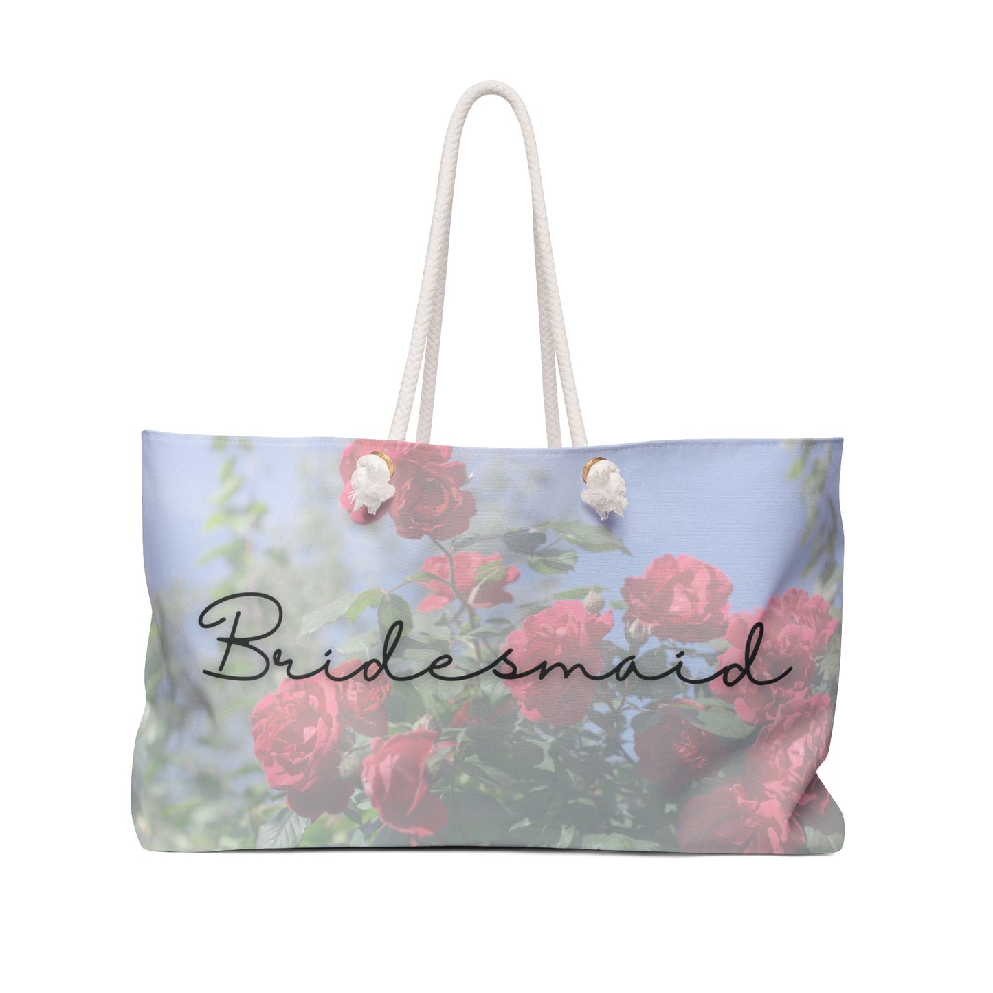 June Rose flower bridesmaid Weekender Bag