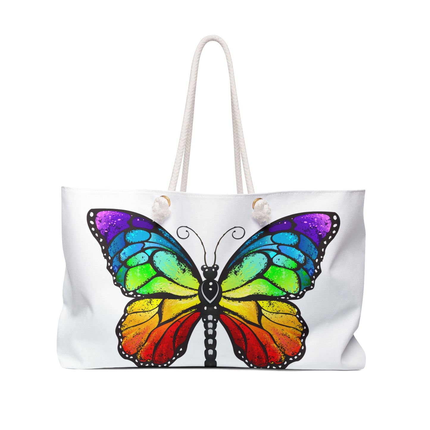 Colorful Butterfly Weekender Bag