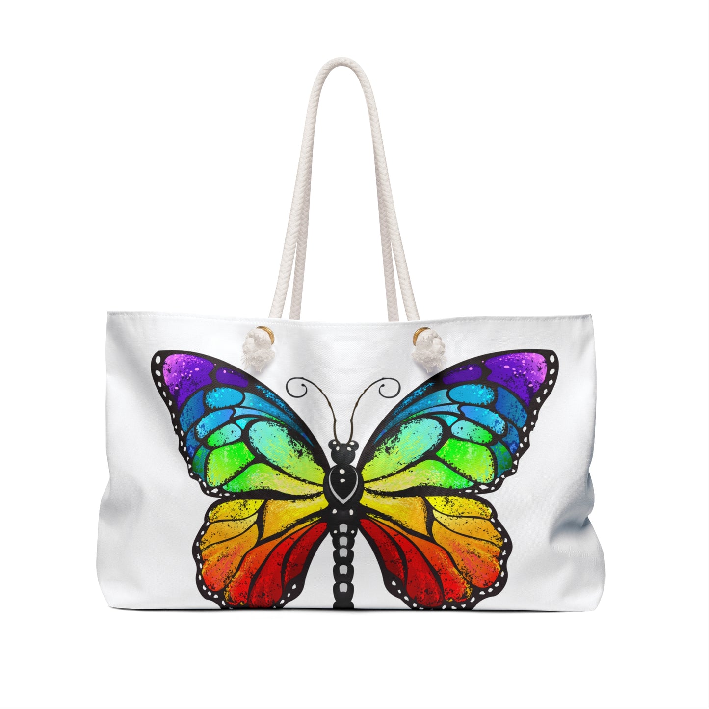 Colorful Butterfly Weekender Bag