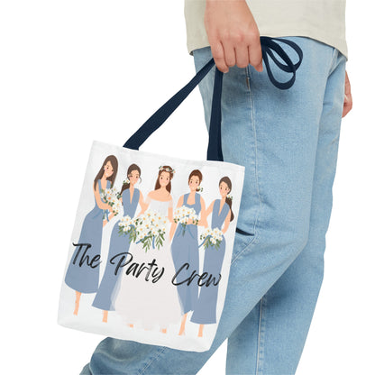 The Party Crew bride and bridesmaid Tote Bag (AOP)