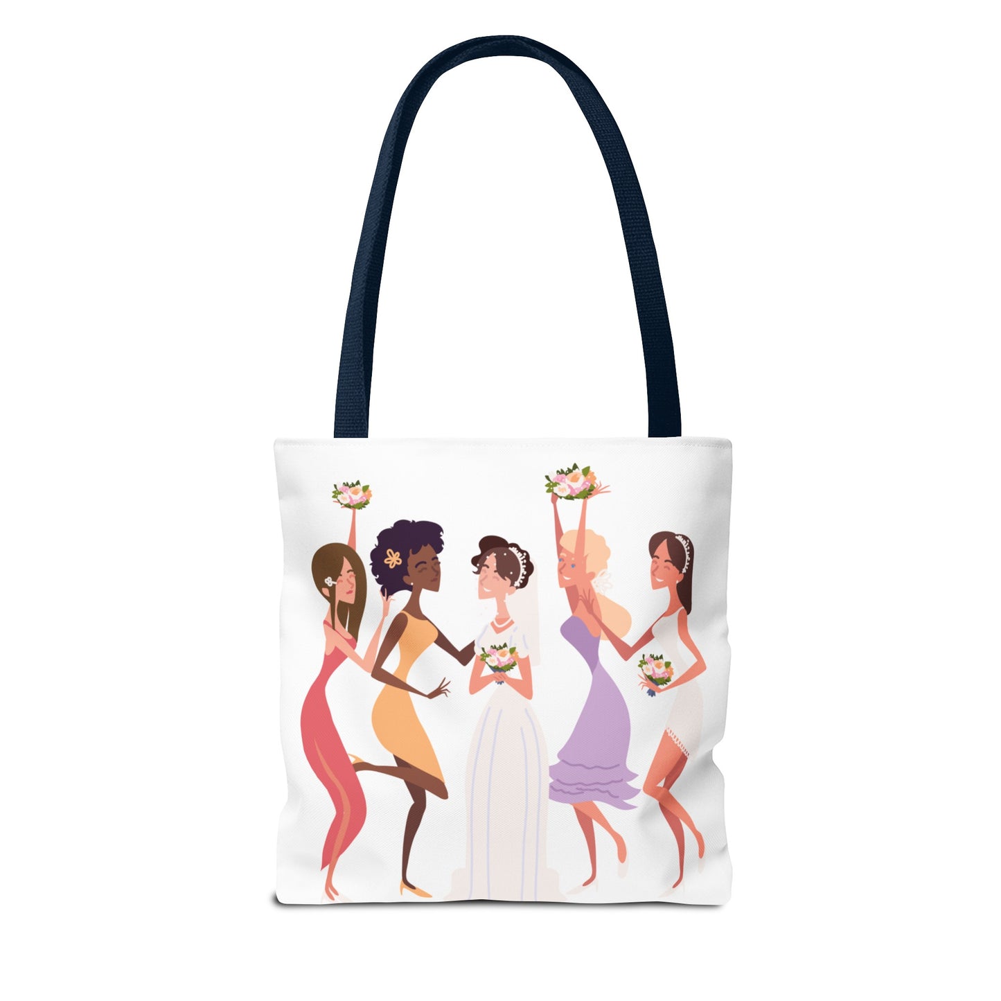 The Party Crew bride and bridesmaid Tote Bag (AOP)