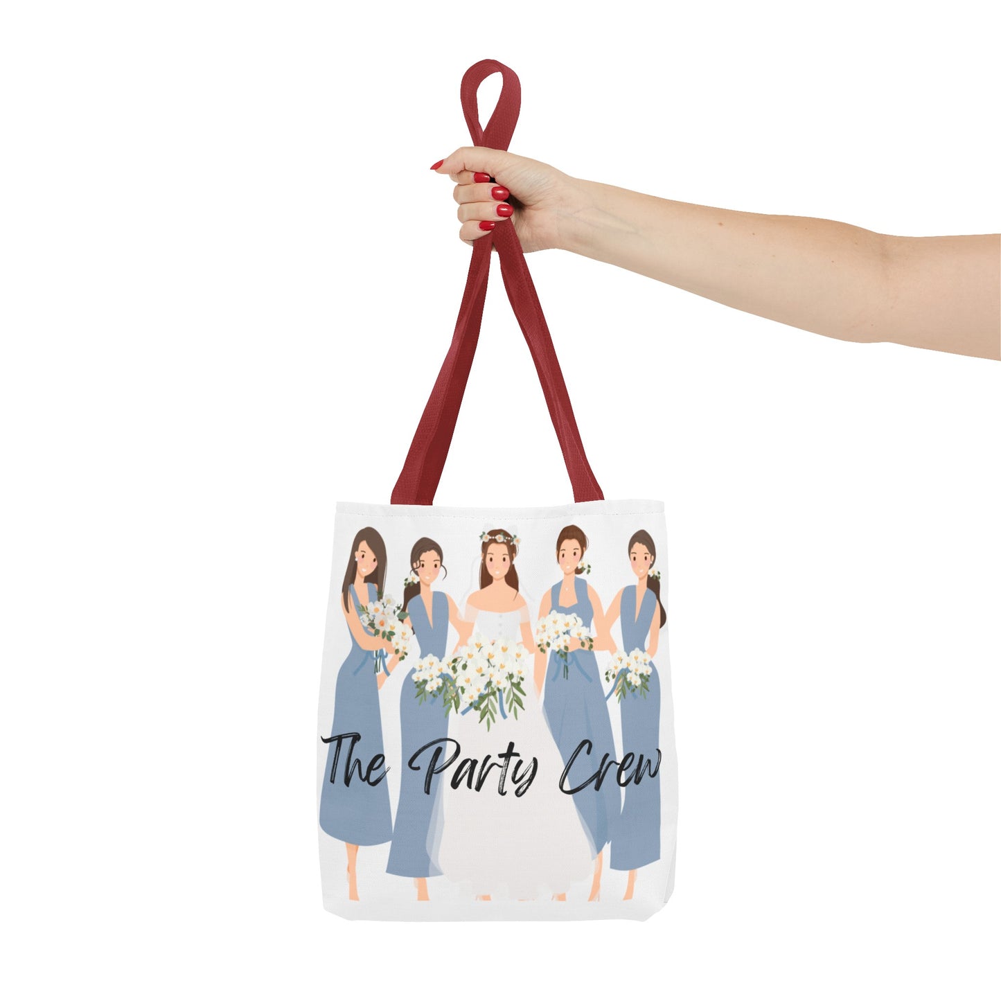 The Party Crew bride and bridesmaid Tote Bag (AOP)