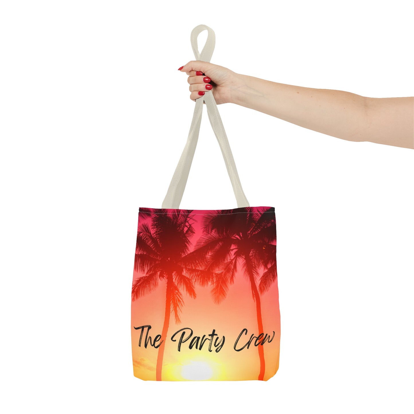 The Party Crew Pam Tree Tote Bag (AOP)