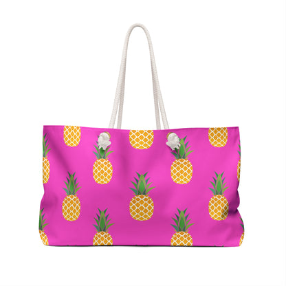 Pink Pineapple Weekender Bag