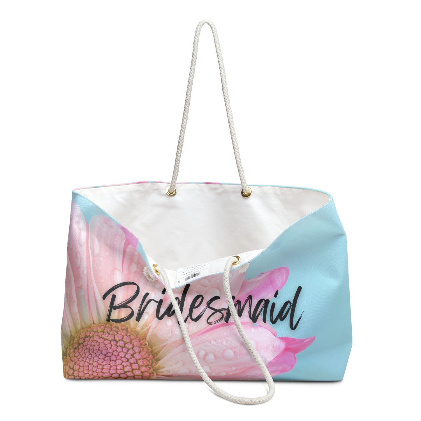 April Daisy Flower Bridesmaid Weekender Bag