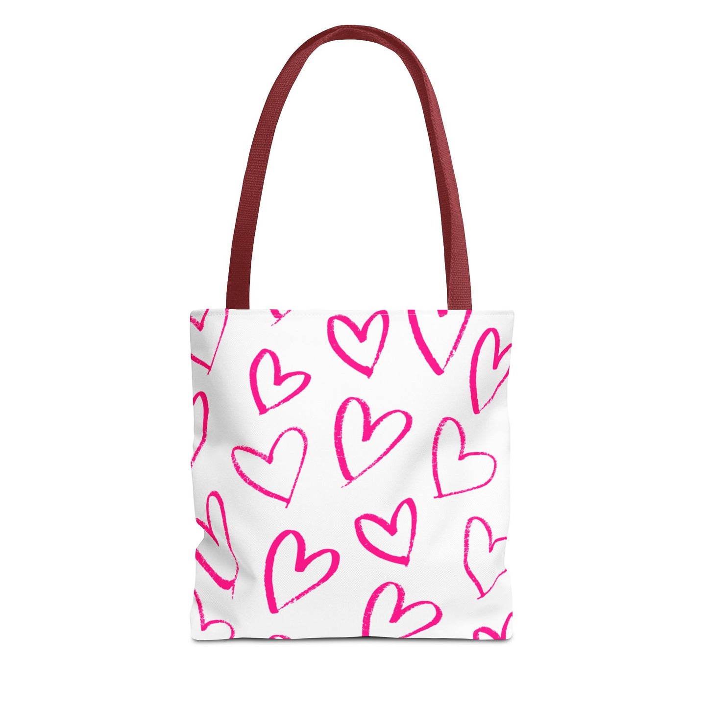 Pink Hearts Tote Bag (AOP)