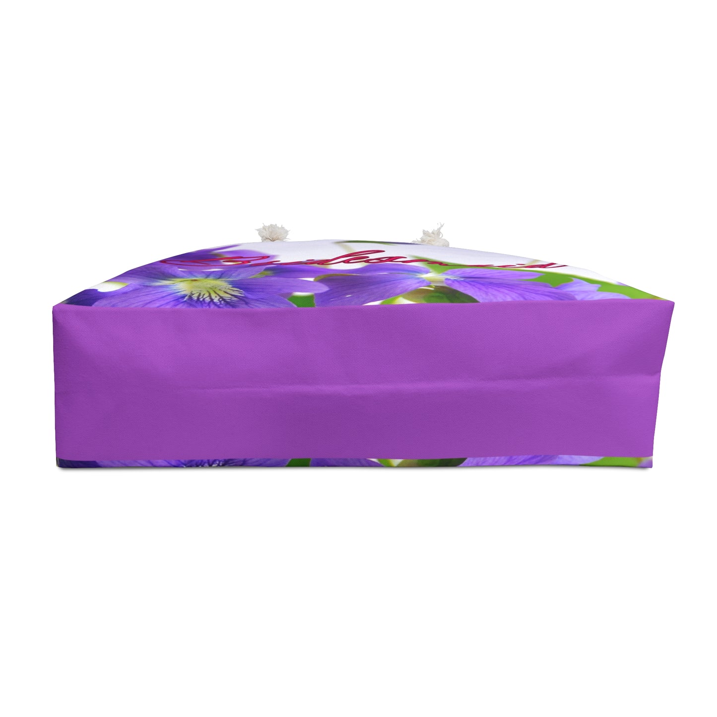 Bridesmaid purple flower Weekender Bag