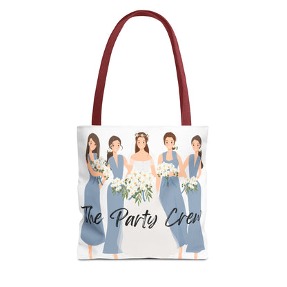 The Party Crew bride and bridesmaid Tote Bag (AOP)