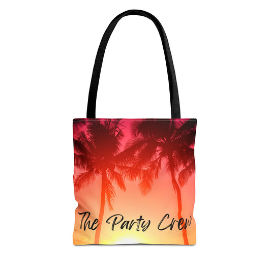 The Party Crew Pam Tree Tote Bag (AOP)