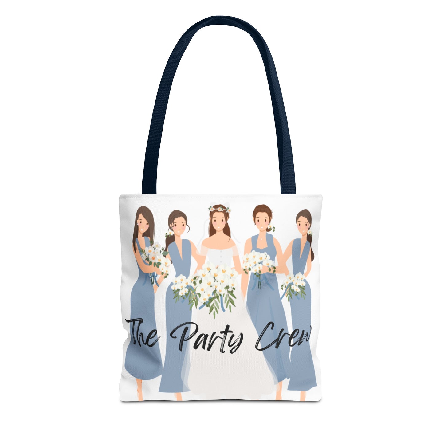 The Party Crew bride and bridesmaid Tote Bag (AOP)