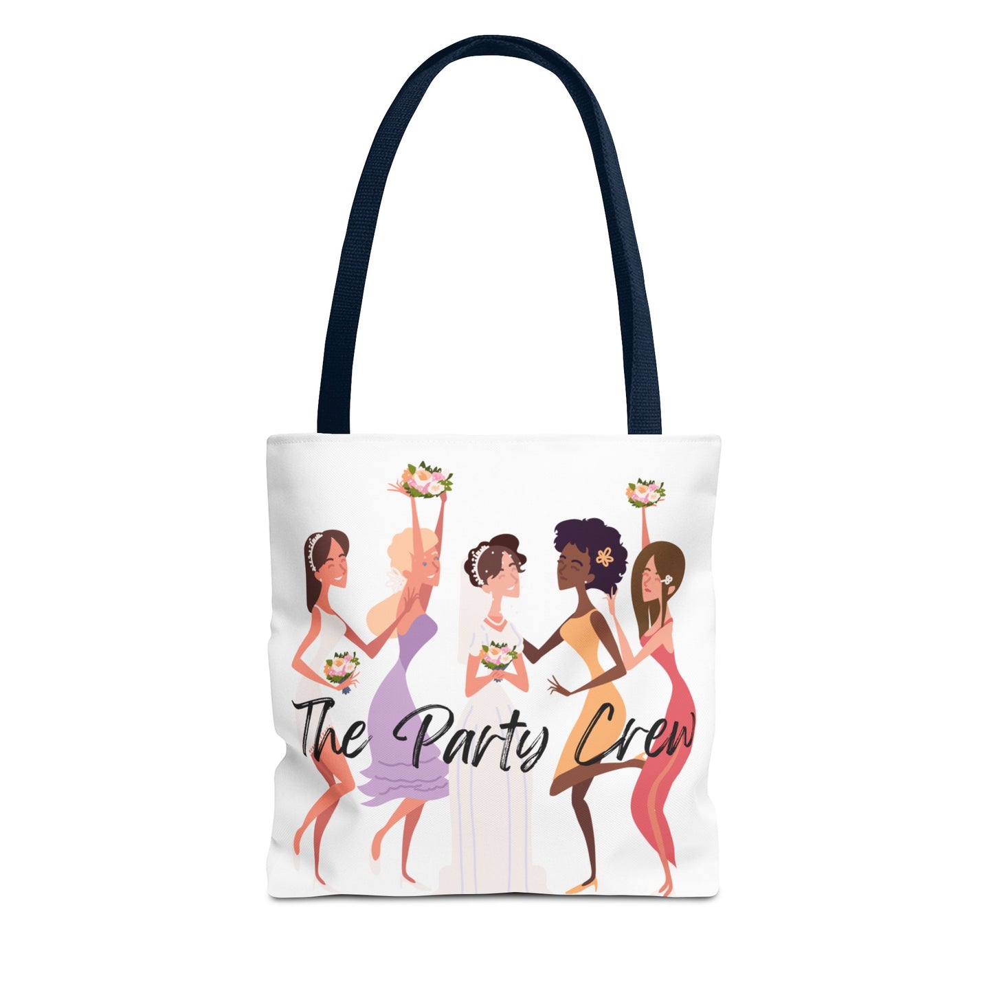 The Party Crew bride and bridesmaid Tote Bag (AOP)