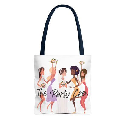 The Party Crew bride and bridesmaid Tote Bag (AOP)