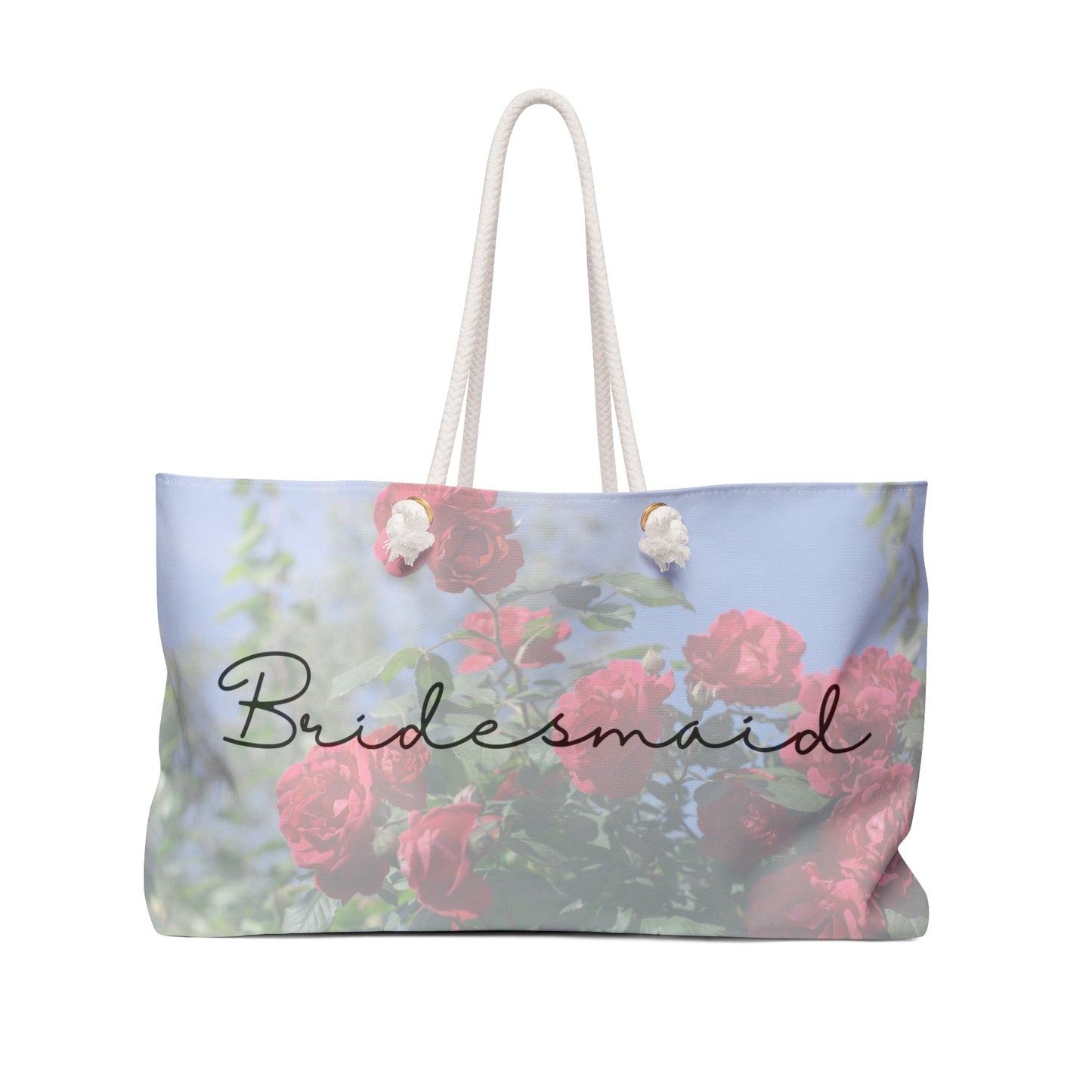 June rose flower bridesmaid Weekender Bag