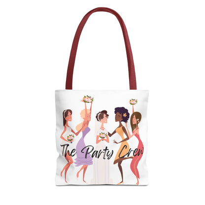 The Party Crew bride and bridesmaid Tote Bag (AOP)