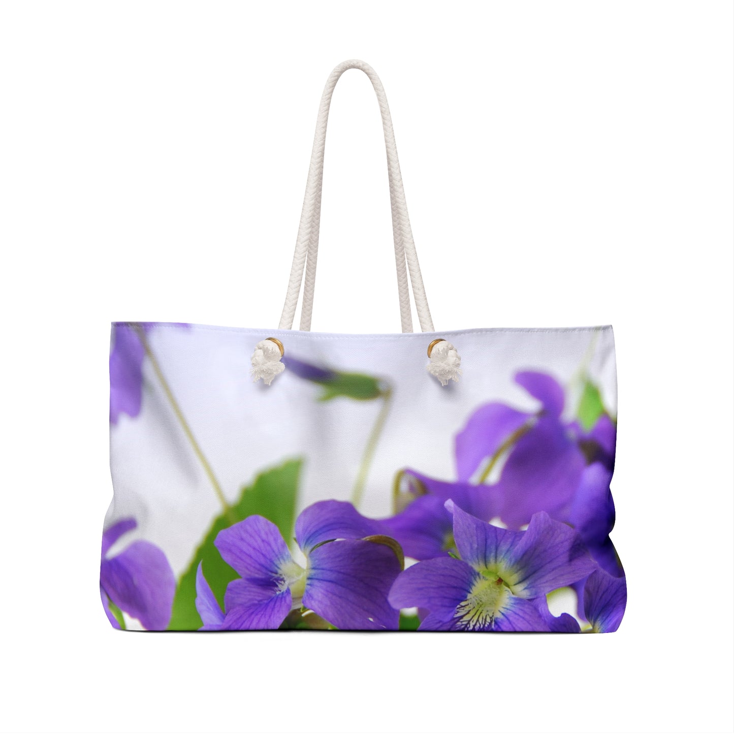 February Violet flower bridesmaid Weekender Bag