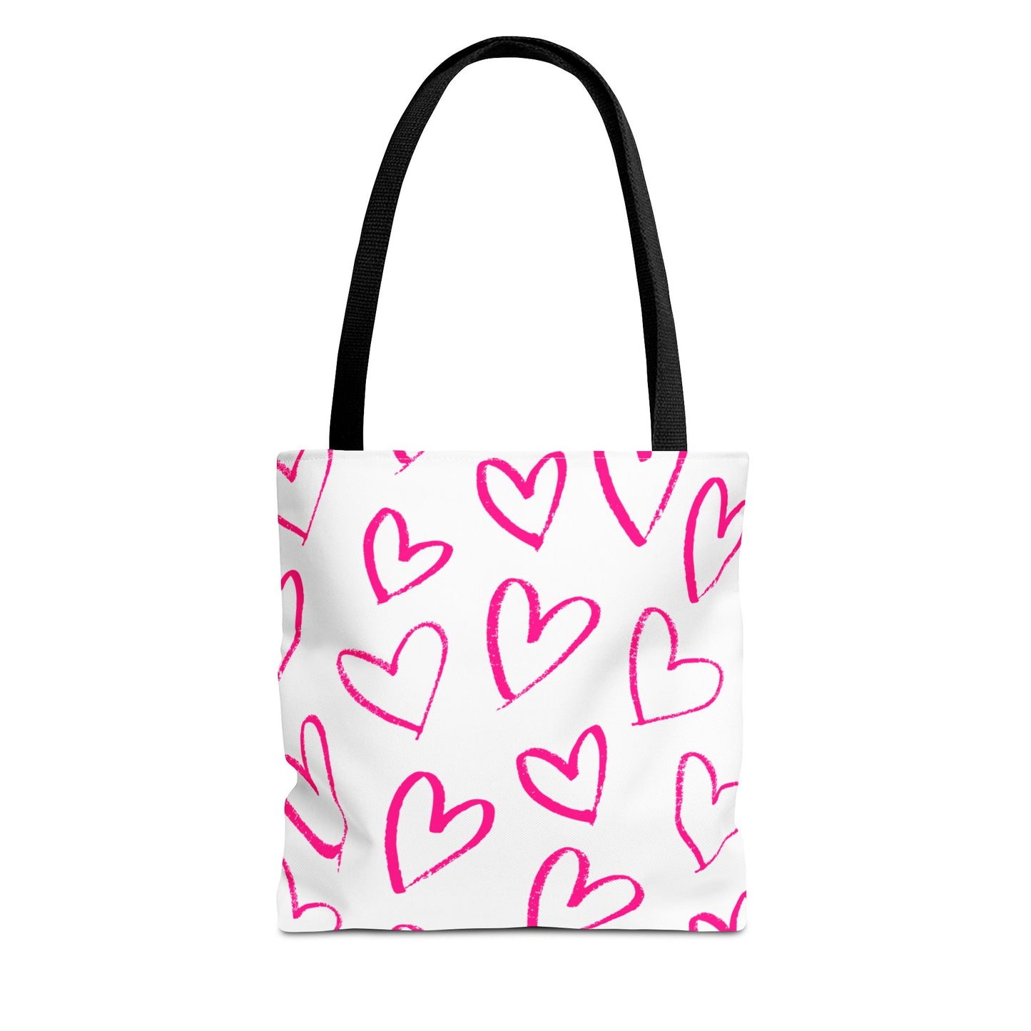 Pink Hearts Tote Bag (AOP)