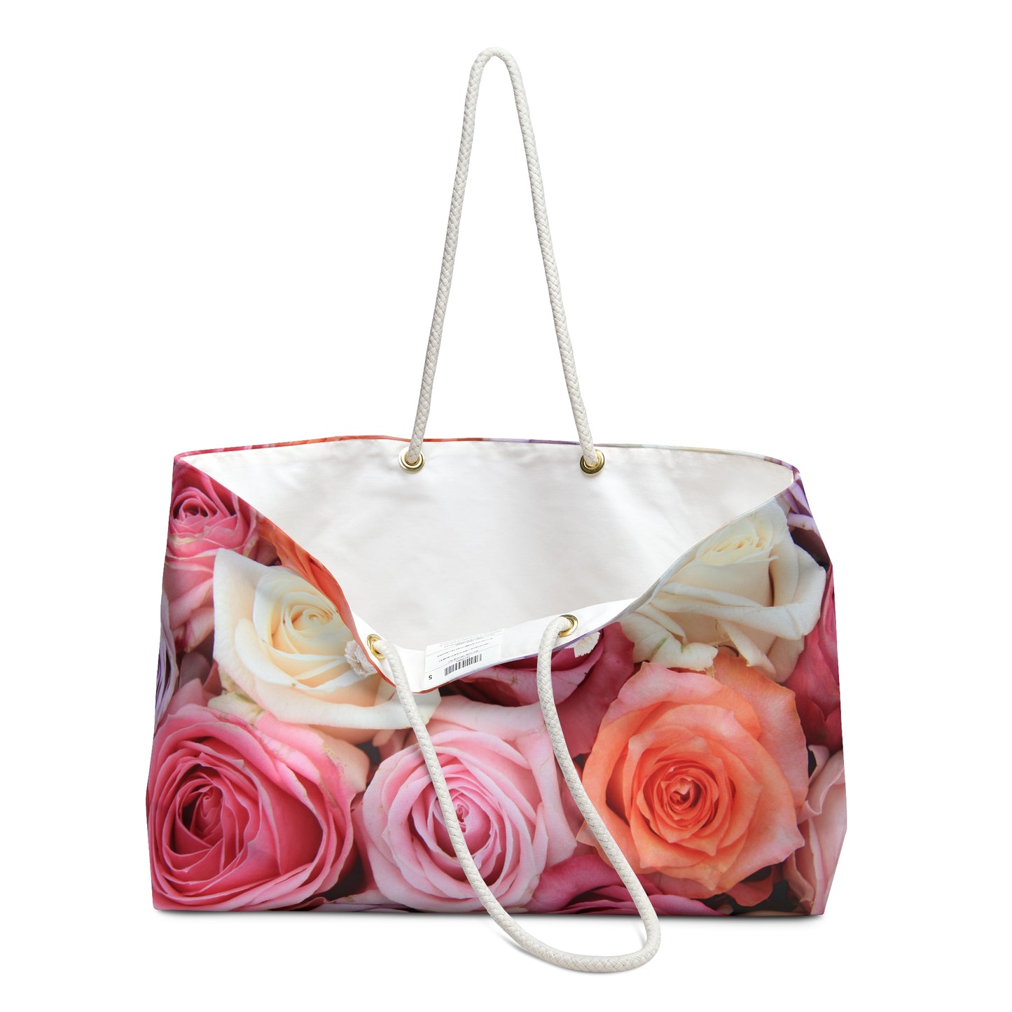 Weekender Bag, Pink roses