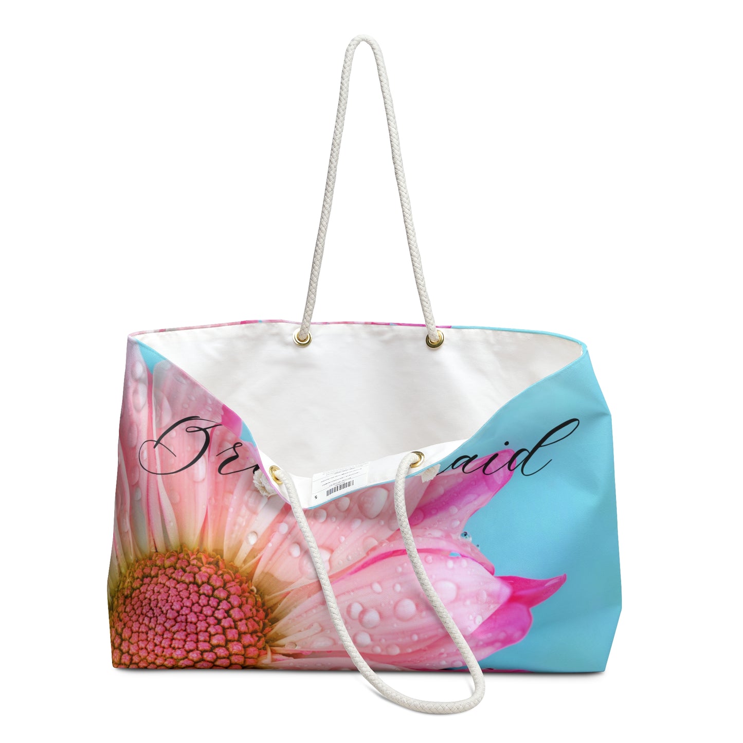 April daisy flower bridesmaid Weekender Bag