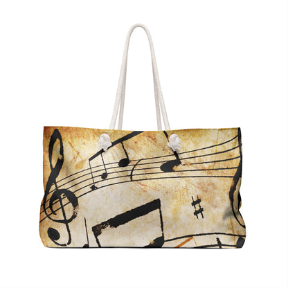 Music notes Weekender Bag