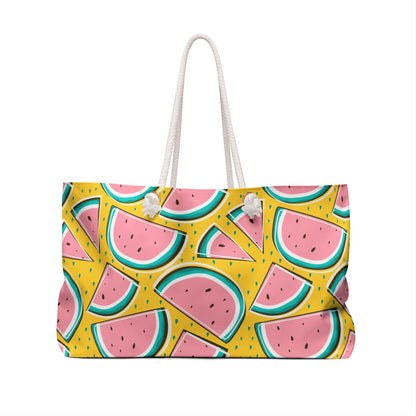 Watermelon yellow Weekender Bag