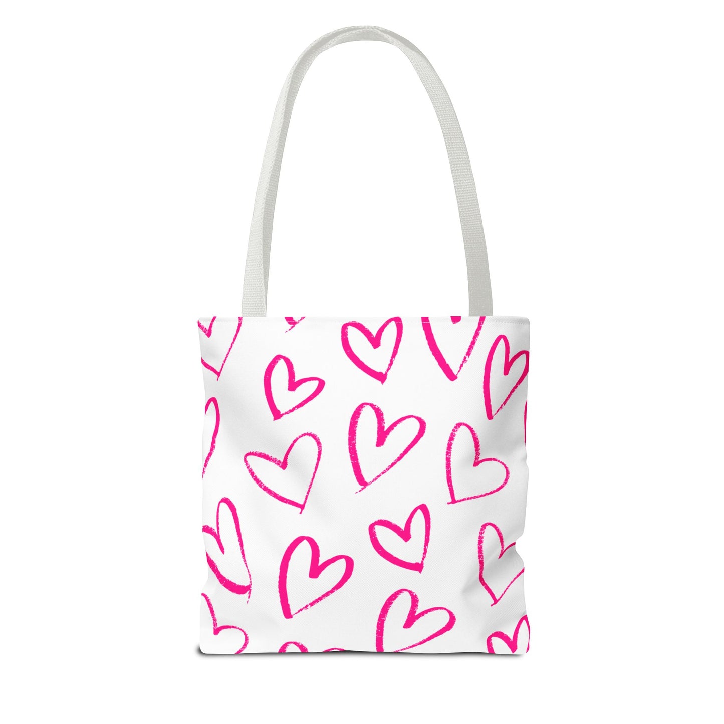 Pink Hearts Tote Bag (AOP)