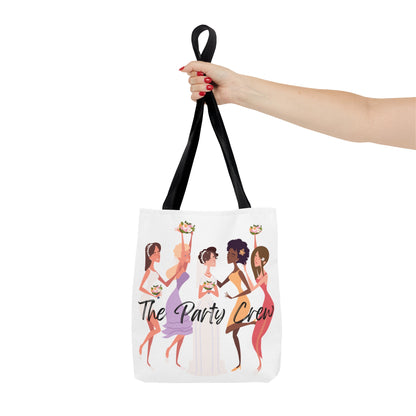 The Party Crew bride and bridesmaid Tote Bag (AOP)