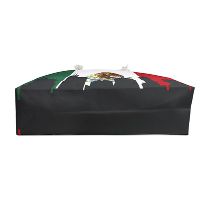 Chicago skyline with Mexican flag, Weekender Bag