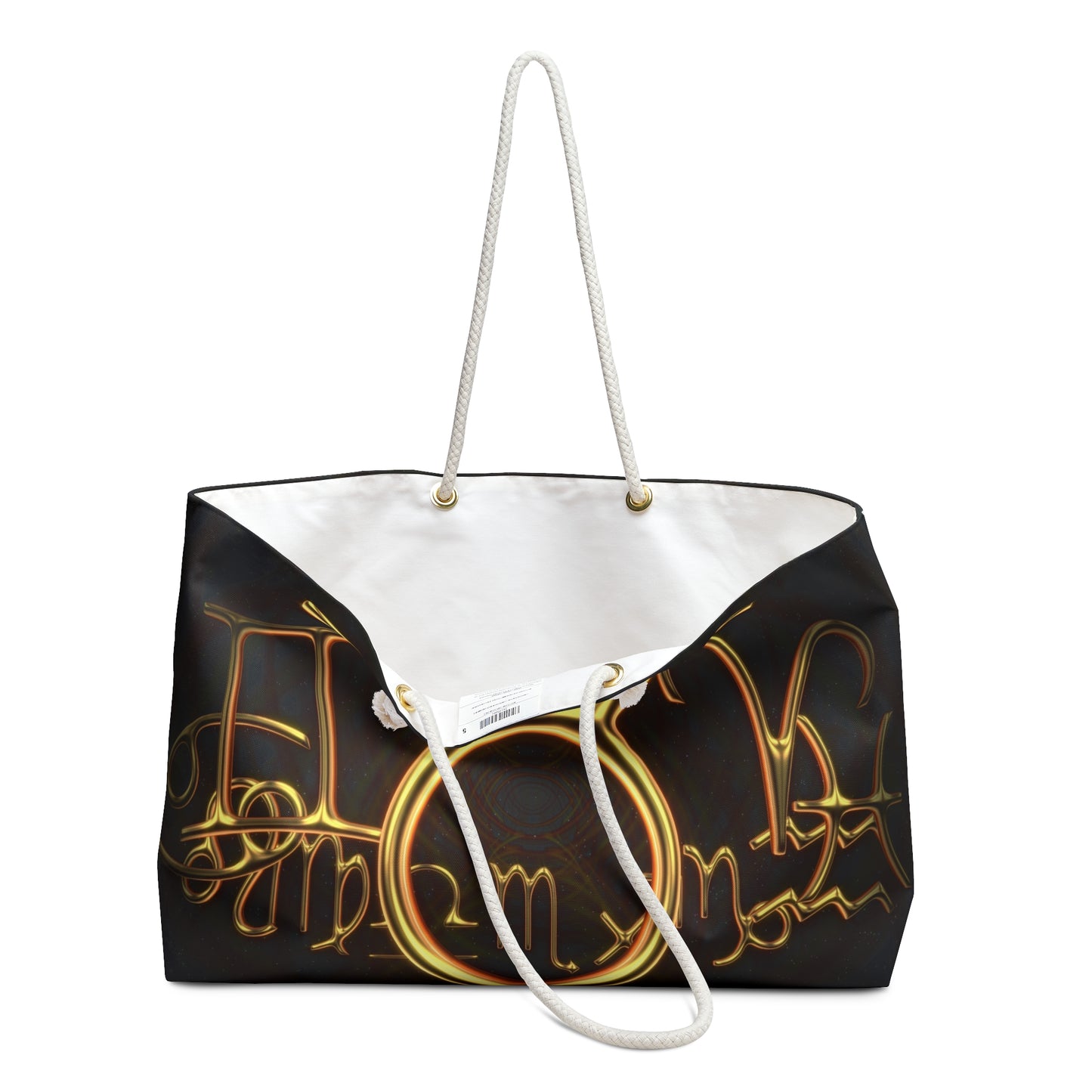 Taurus zodiac gold Weekender Bag