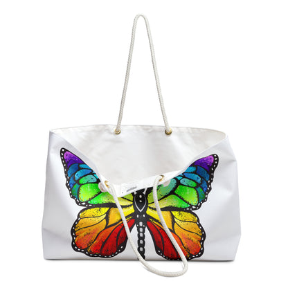 Colorful Butterfly Weekender Bag