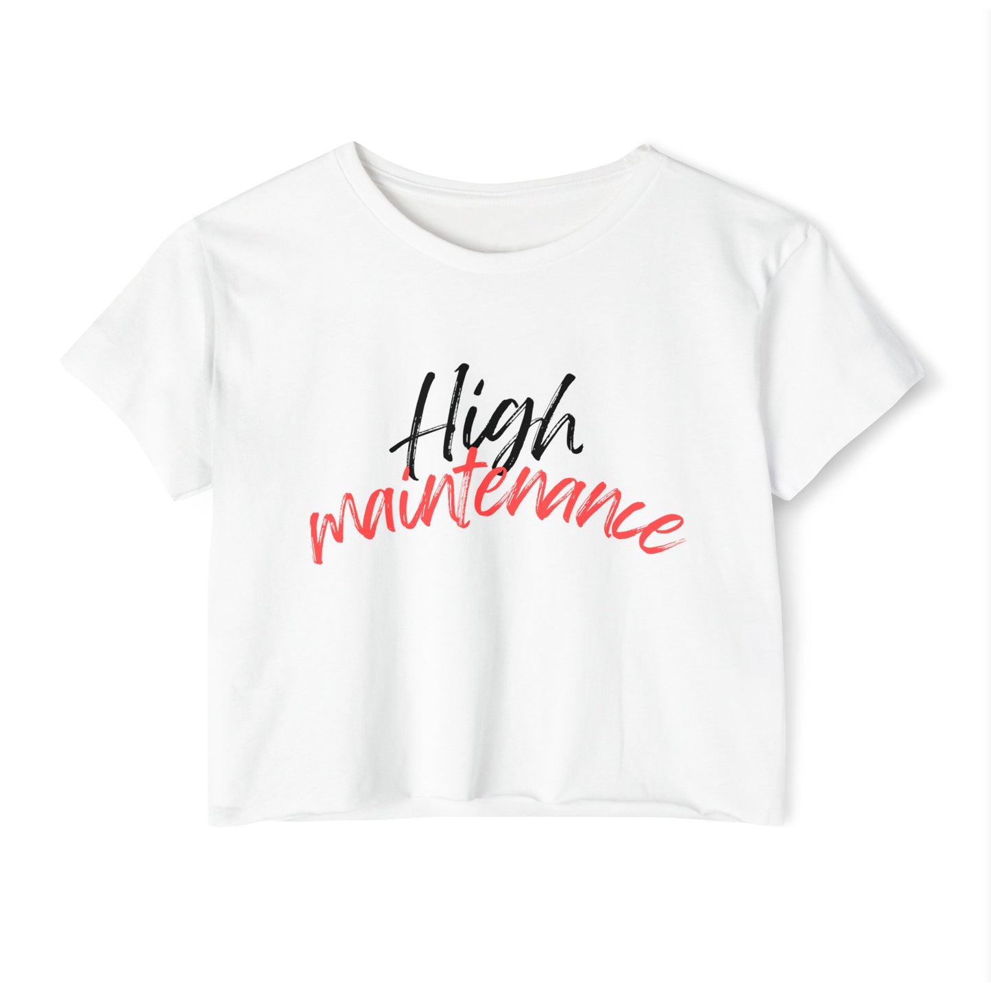 Women's Festival Crop Top, red high maintenance