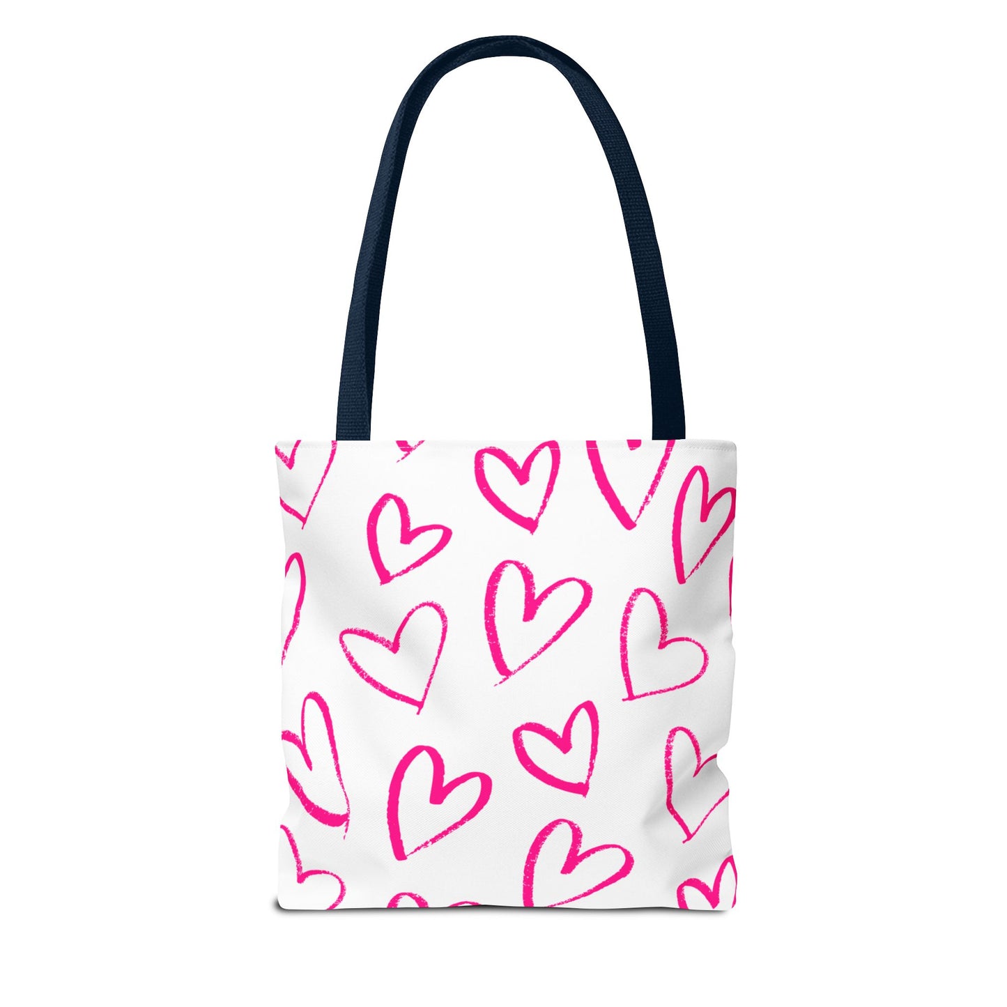 Pink Hearts Tote Bag (AOP)