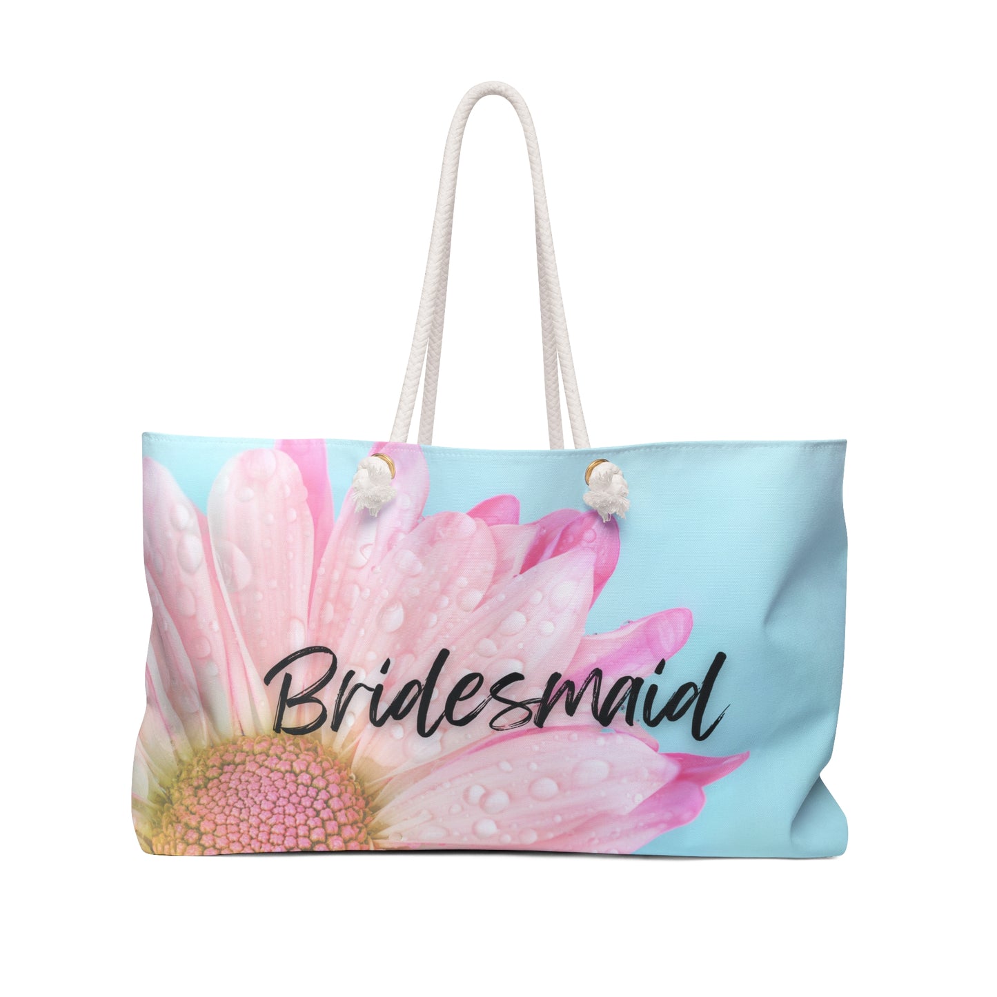 April Daisy Flower Bridesmaid Weekender Bag