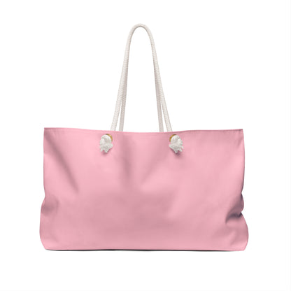 Plastics Club Member on Wednesdays we wear pink Weekender Bag