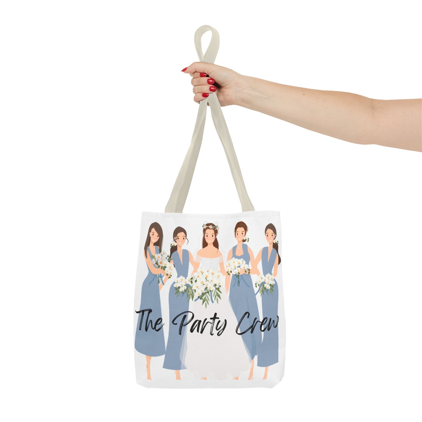 The Party Crew bride and bridesmaid Tote Bag (AOP)