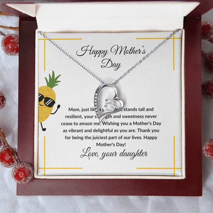 Happy Mother's Day pineapple theme from daughter