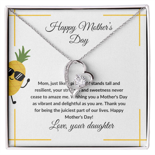 Happy Mother's Day pineapple theme from daughter