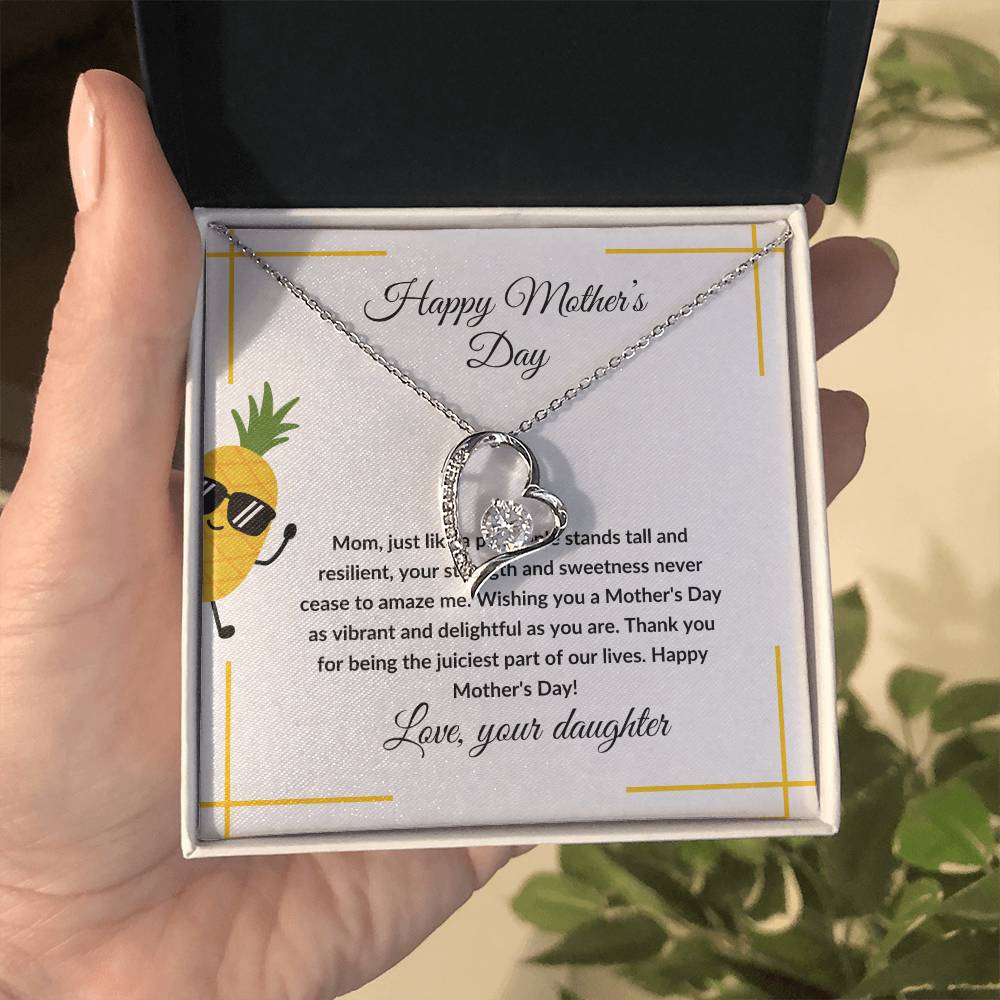 Happy Mother's Day pineapple theme from daughter