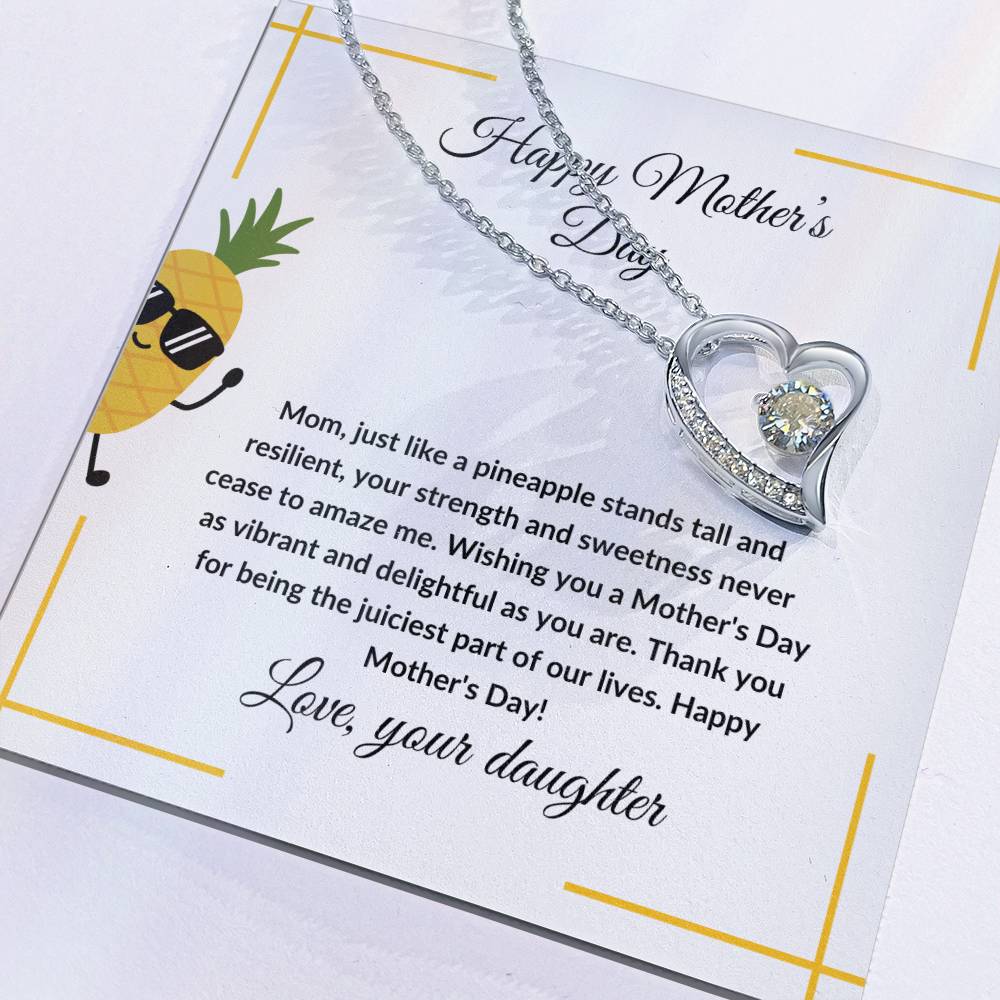 Happy Mother's Day pineapple theme from daughter