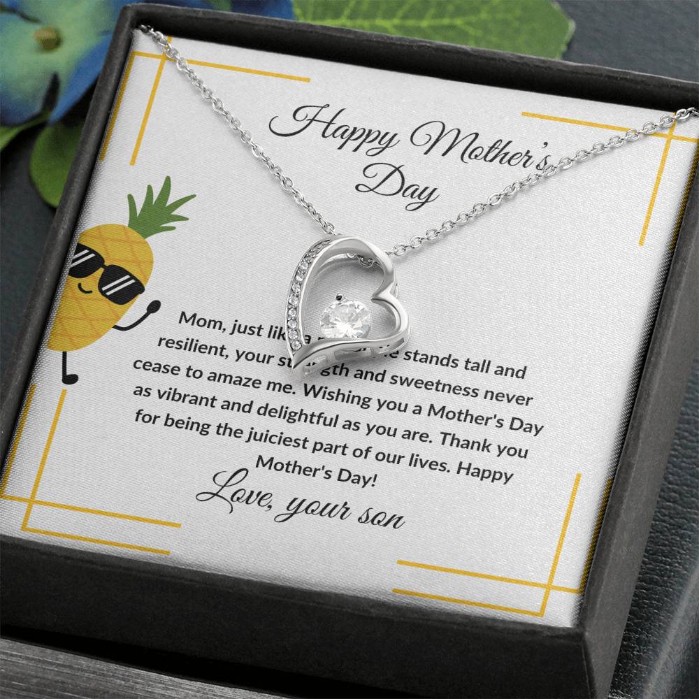 Happy Mother's Day pineapple theme from son